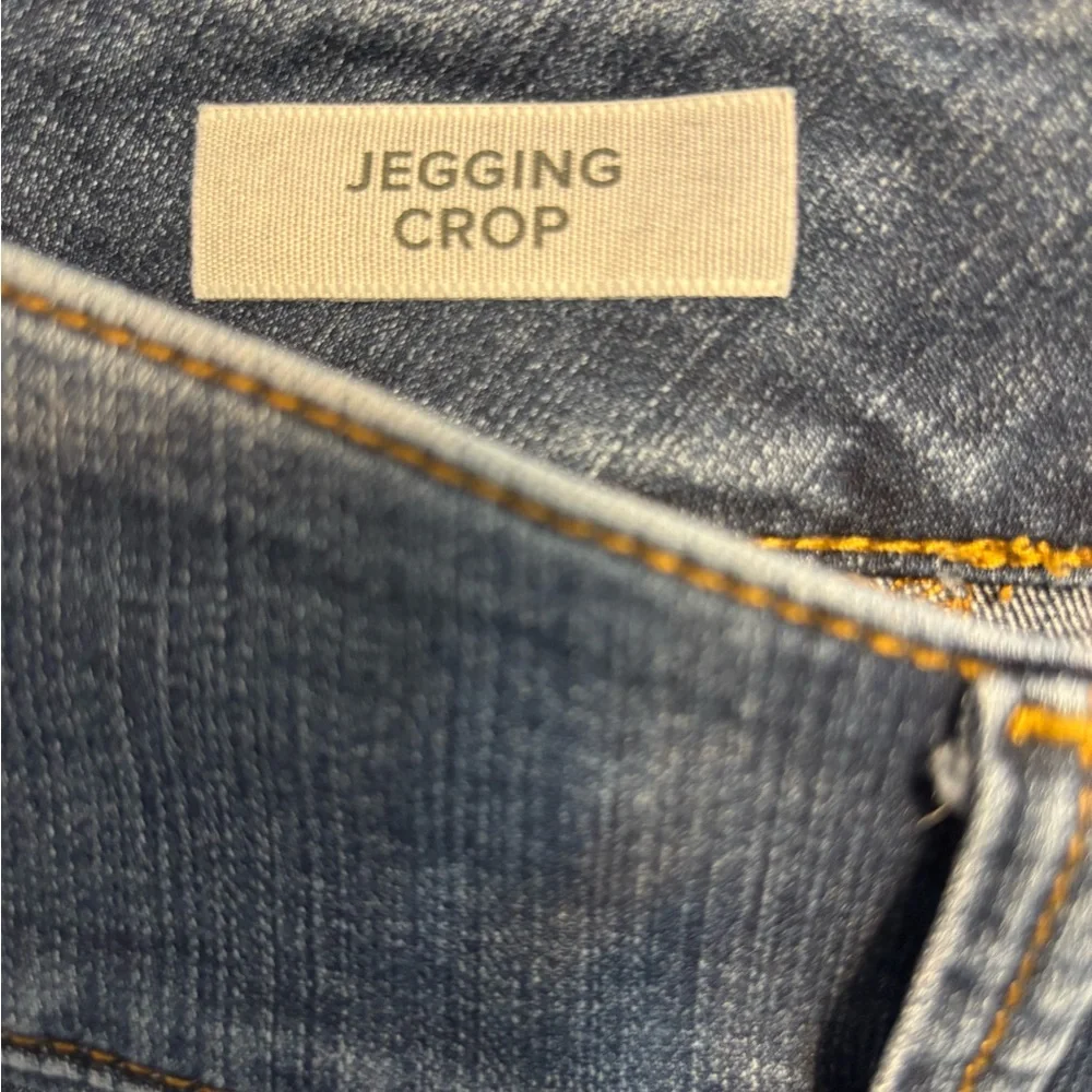 Torrid Super Denim Jegging Crop Button Fly Blue Jeans Women’s Size 24 - Picture 6 of 7